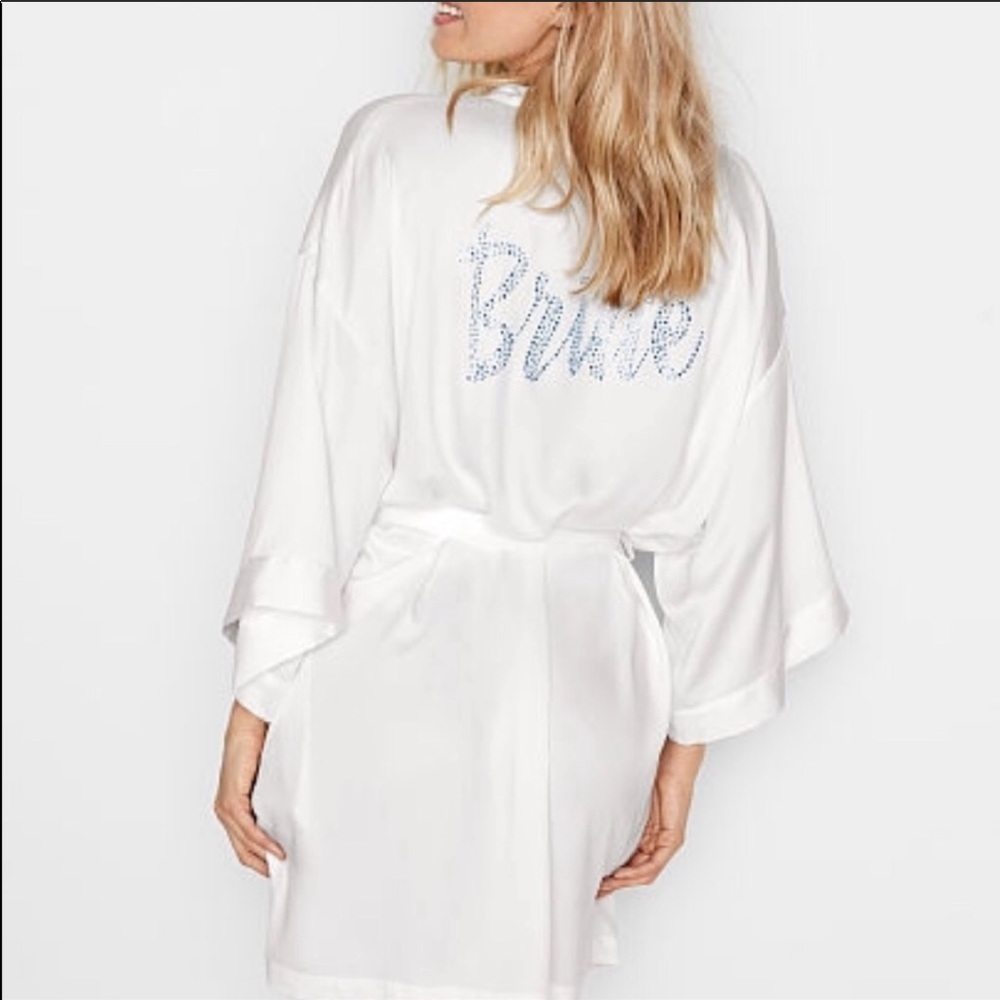 Victoria’s Secret Satin Bridal Robe Gem